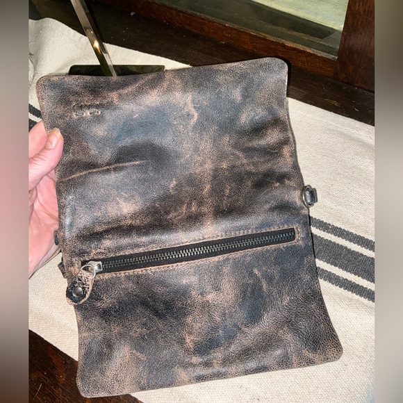 NWT Bed Stu Leather Cadence Wallet Wristlet Crossbody Bag Black Lux MSRP 175 - Picture 10 of 15